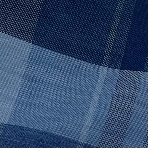 Penguin Navy Blue Plaid Cotton Skinny Necktie - Picture 2 of 6